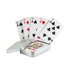 Baraja de cartas en caja metálica Amigo