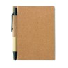 Libreta de bolsillo reciclada con bolígrafo Cartopad