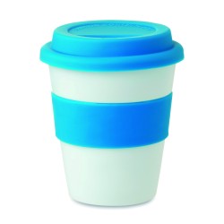 Vaso de PP con tapa de silicona Astoria 350 ml