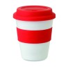 Vaso de PP con tapa de silicona Astoria 350 ml