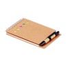 Libreta reciclada con bolígrafo y notas adhesivas Multibook