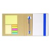 Set de papelería con libreta reciclada Quincy