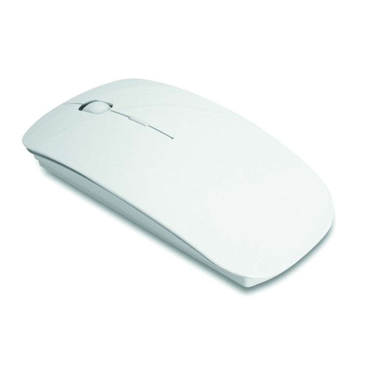 Ratón inalámbrico de ABS reciclado Curvy