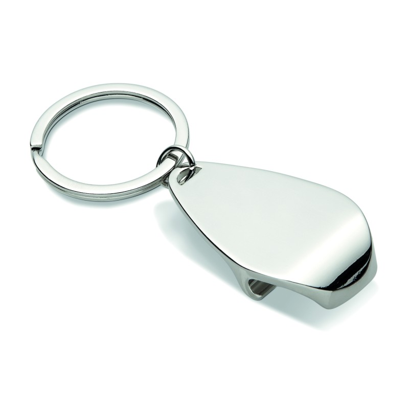 Llavero abrebotellas de metal Handy