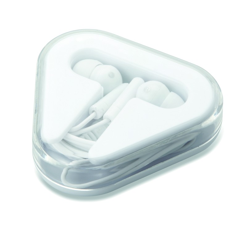 Auriculares con estuche triangular Musiplug
