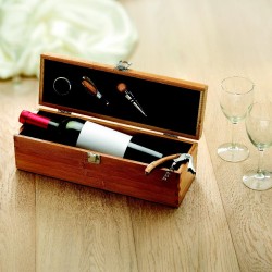 Set de vino en caja de bambú Tardor