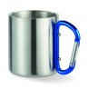 Taza de acero inoxidable con asa mosquetón Trumbo 220 ml