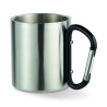 Taza de acero inoxidable con asa mosquetón Trumbo 220 ml