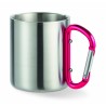 Taza de acero inoxidable con asa mosquetón Trumbo 220 ml