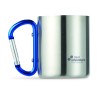 Taza de acero inoxidable con asa mosquetón Trumbo 220 ml
