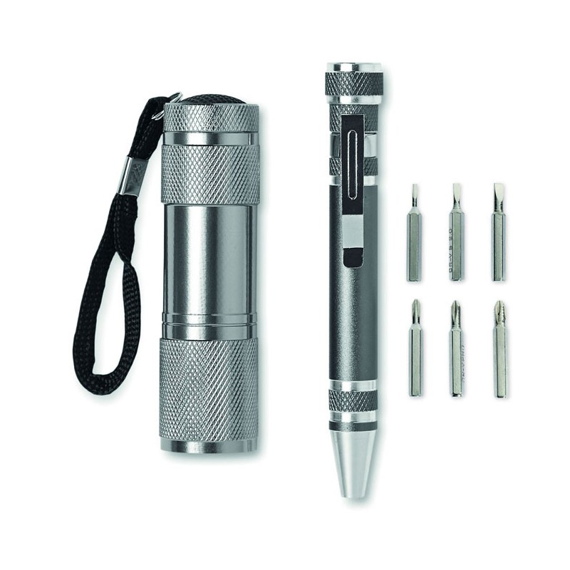 Set de linterna y bolígrafo multiherramienta Combitool