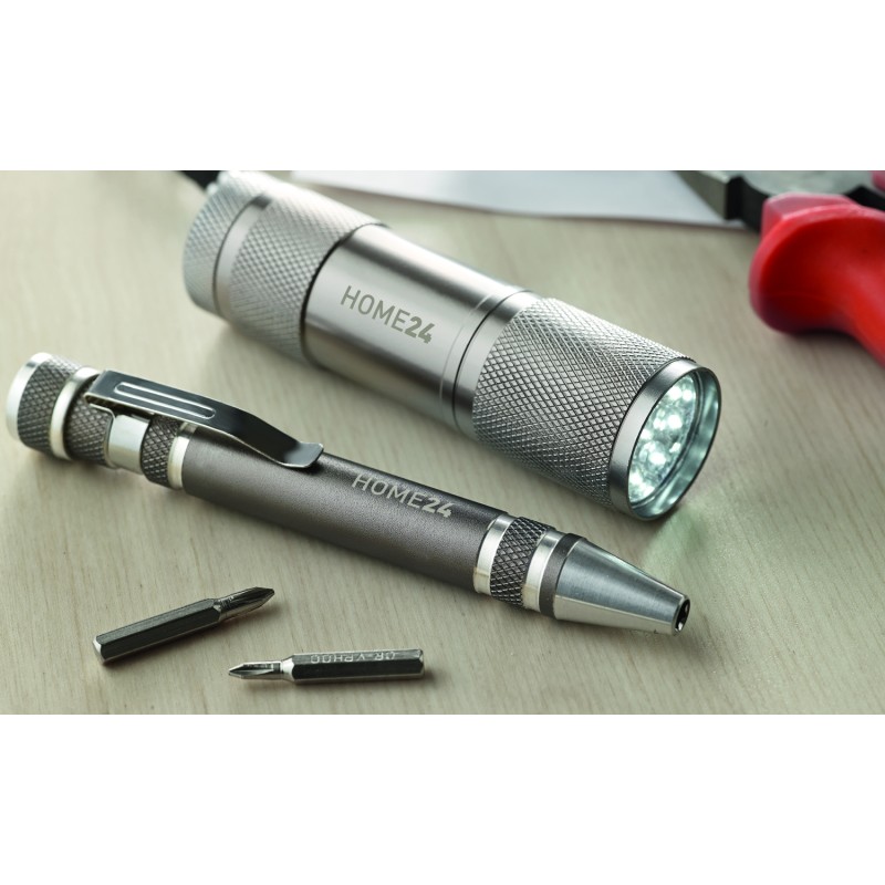 Set de linterna y bolígrafo multiherramienta Combitool