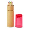 Set de 6 lápices de colores en tubo Petit Lambut