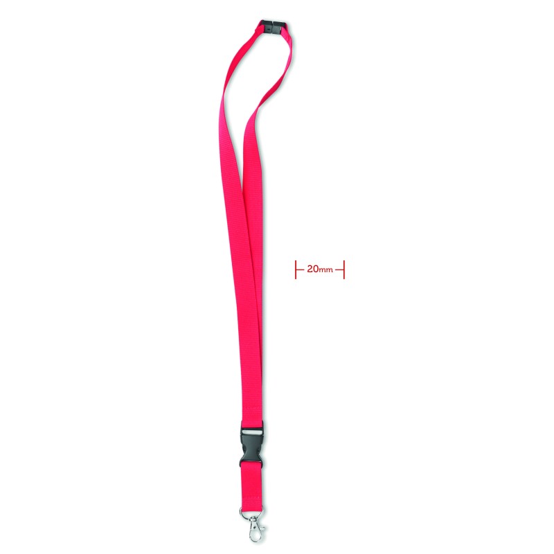 Lanyard con mosquetón Lany 20 mm