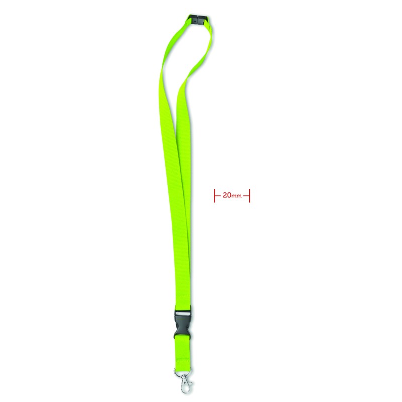 Lanyard con mosquetón Lany 20 mm