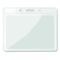 Identificador transparente Badgy 10x8 cm