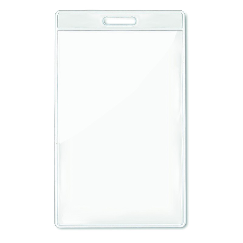 Identificador transparente Badgo 7,5x12,5 cm