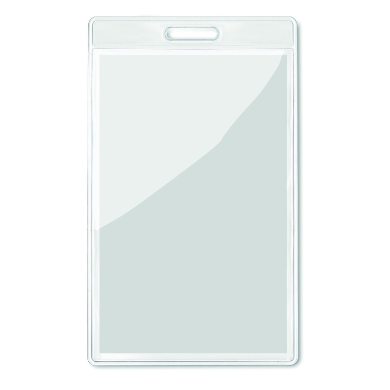 Identificador transparente Badgo 7,5x12,5 cm
