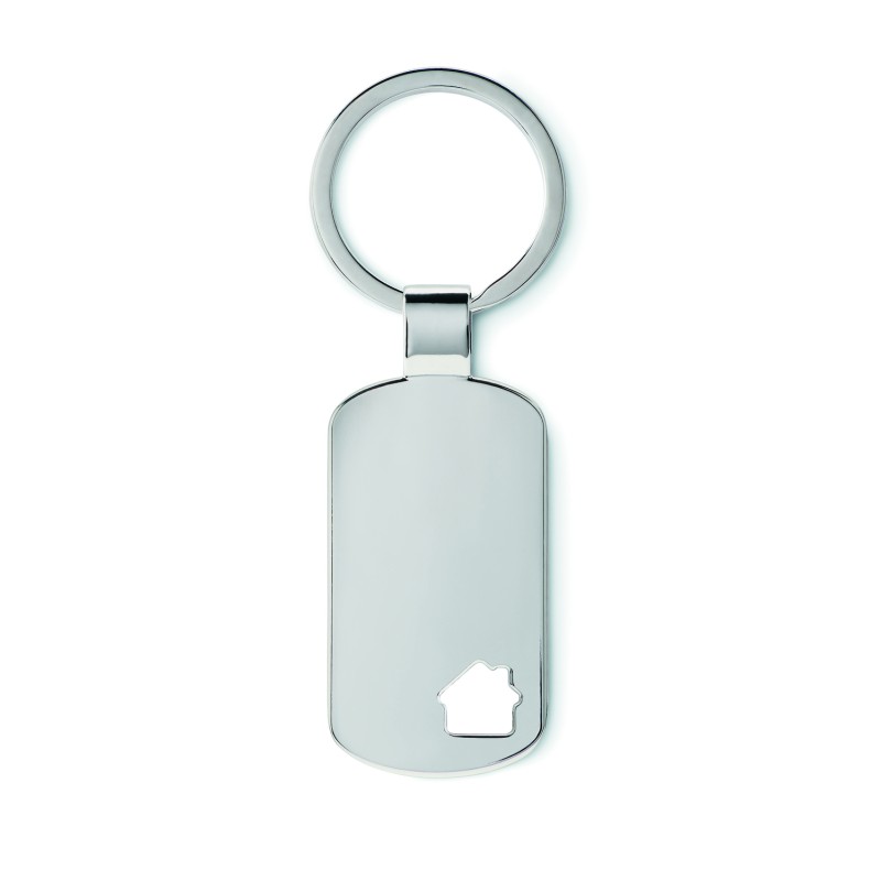 Llavero metálico con forma de casa House Key