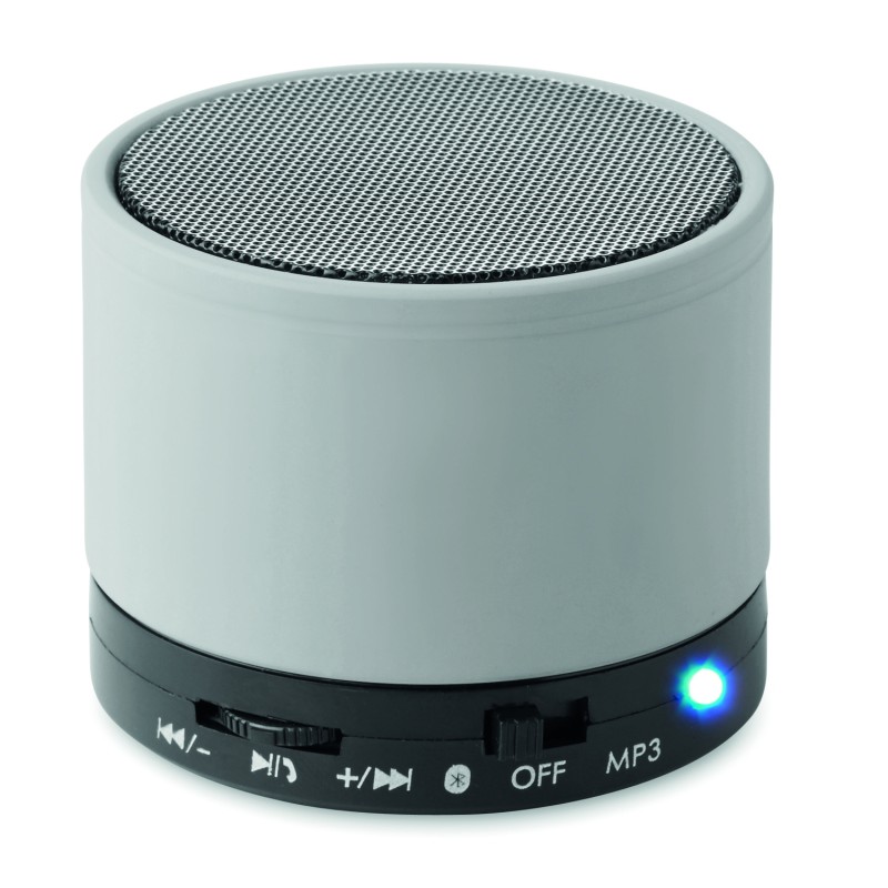 Altavoz inalámbrico con radio FM Round Bass