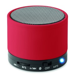 Altavoz inalámbrico con radio FM Round Bass