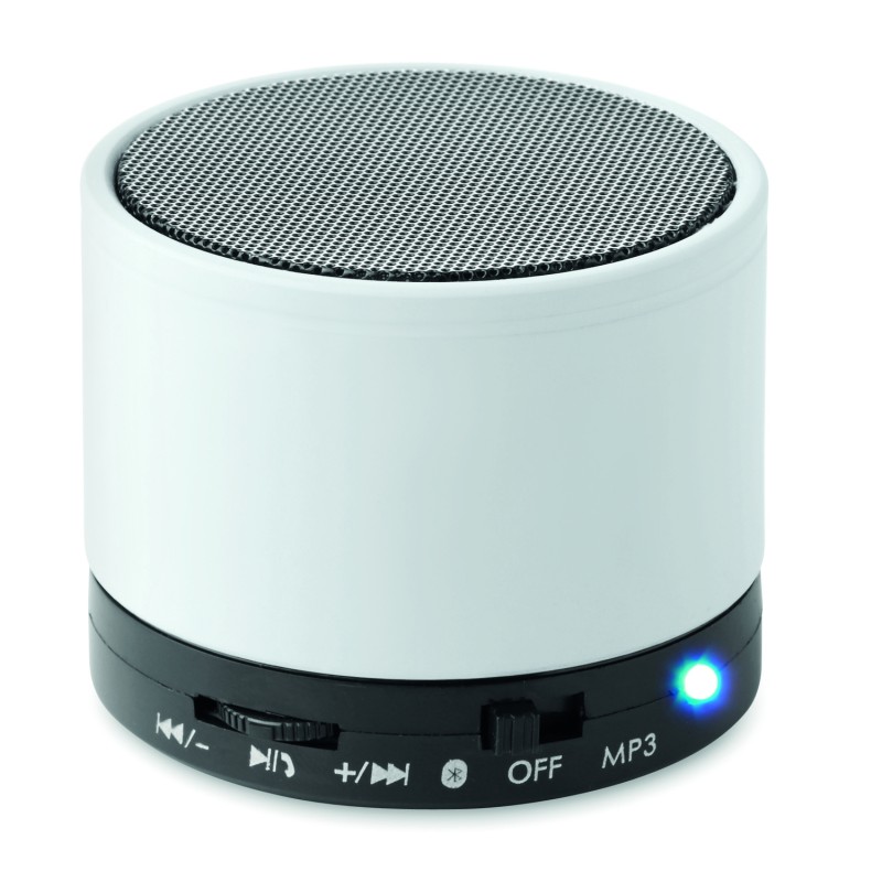 Altavoz inalámbrico con radio FM Round Bass