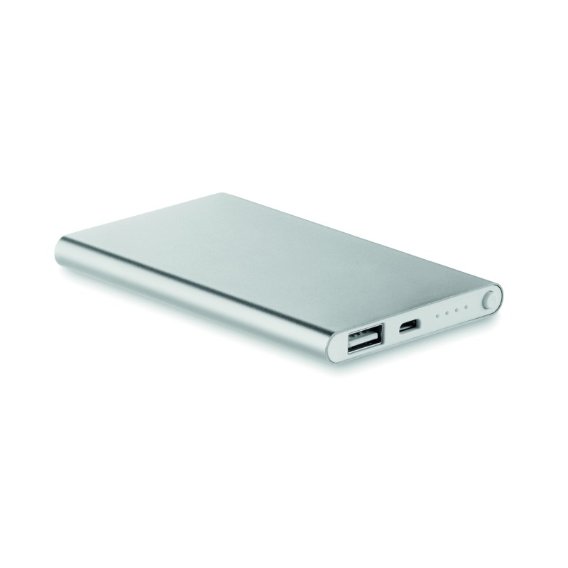 Powerbank de aluminio reciclado Powerflat 4000 mAh