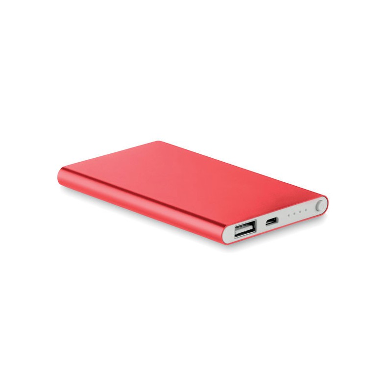 Powerbank de aluminio reciclado Powerflat 4000 mAh