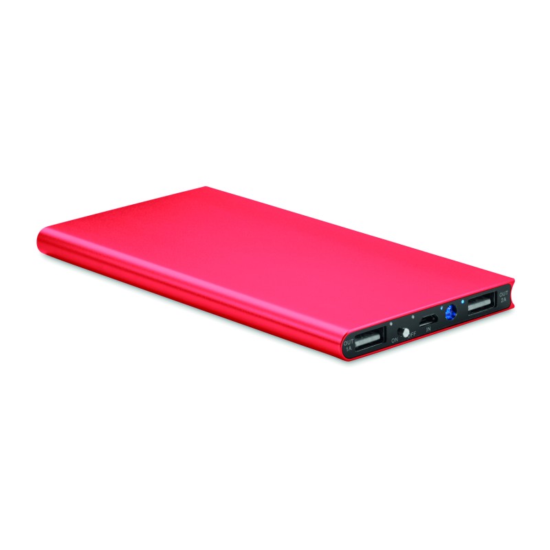 Powerbank de aluminio reciclado Powerflat8 8000 mAh