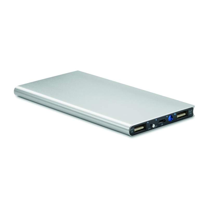 Powerbank de aluminio reciclado Powerflat8 8000 mAh