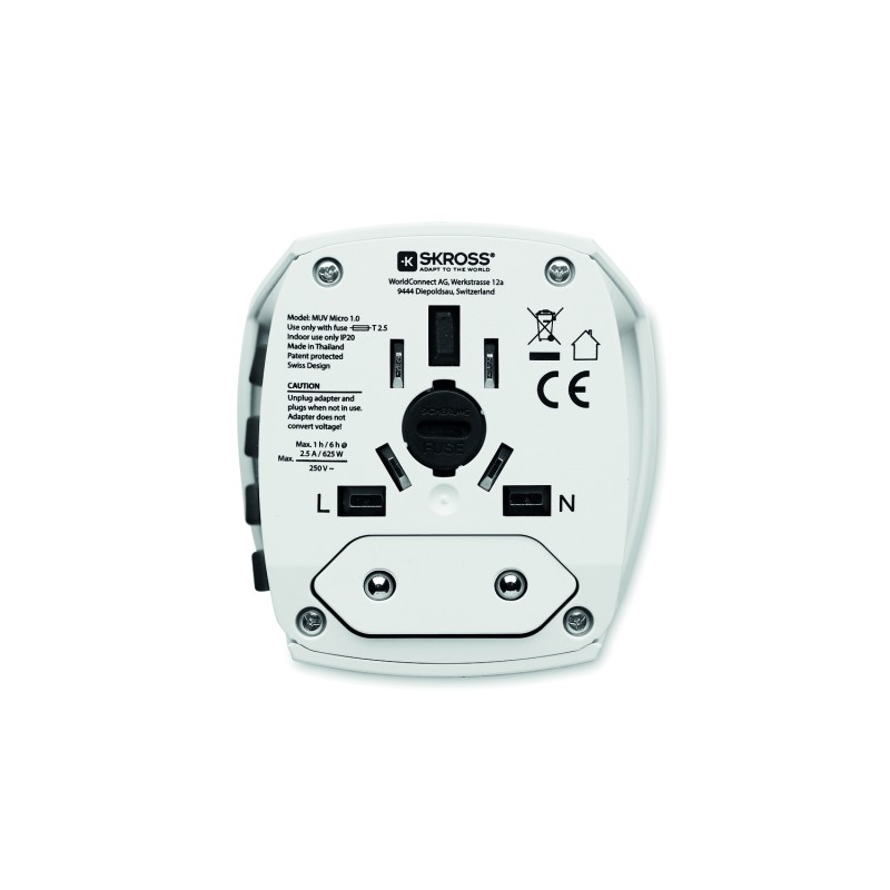 Adaptador de viaje universal Muv Micro