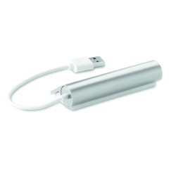 Hub USB de aluminio de 4 puertos Aluhub