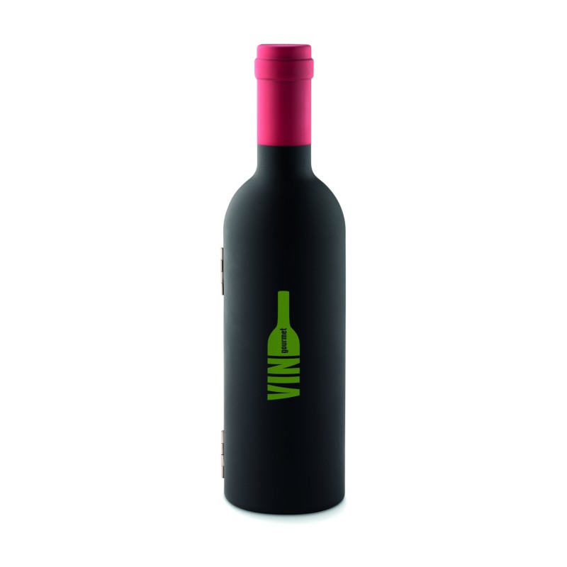 Set de vino con forma de botella Settie