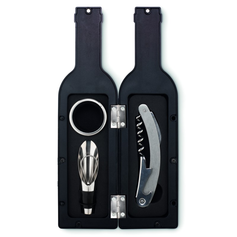 Set de vino con forma de botella Settie