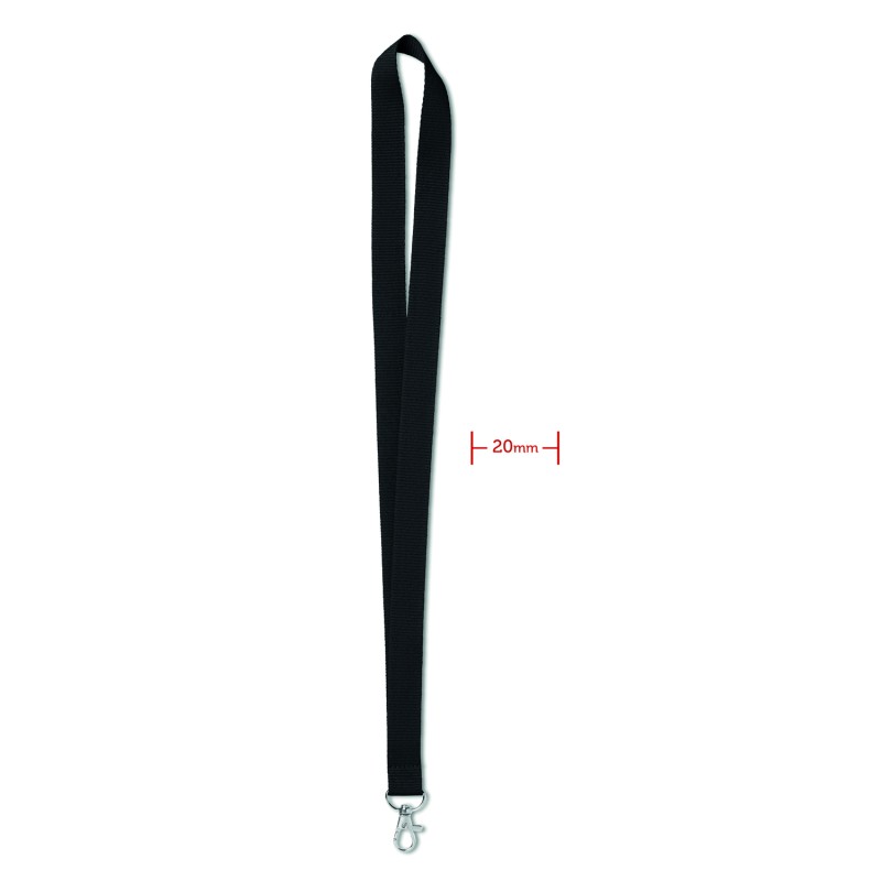 Lanyard con gancho de metal Simple Lany 20 mm