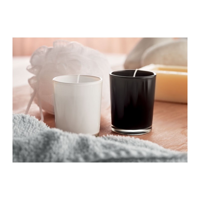 Vela aromática en vaso de cristal Selight