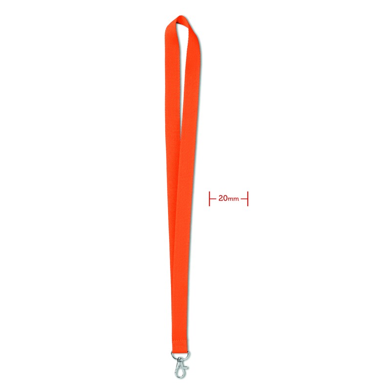 Lanyard con gancho de metal Simple Lany 20 mm