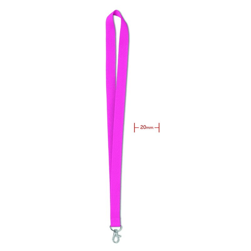 Lanyard con gancho de metal Simple Lany 20 mm