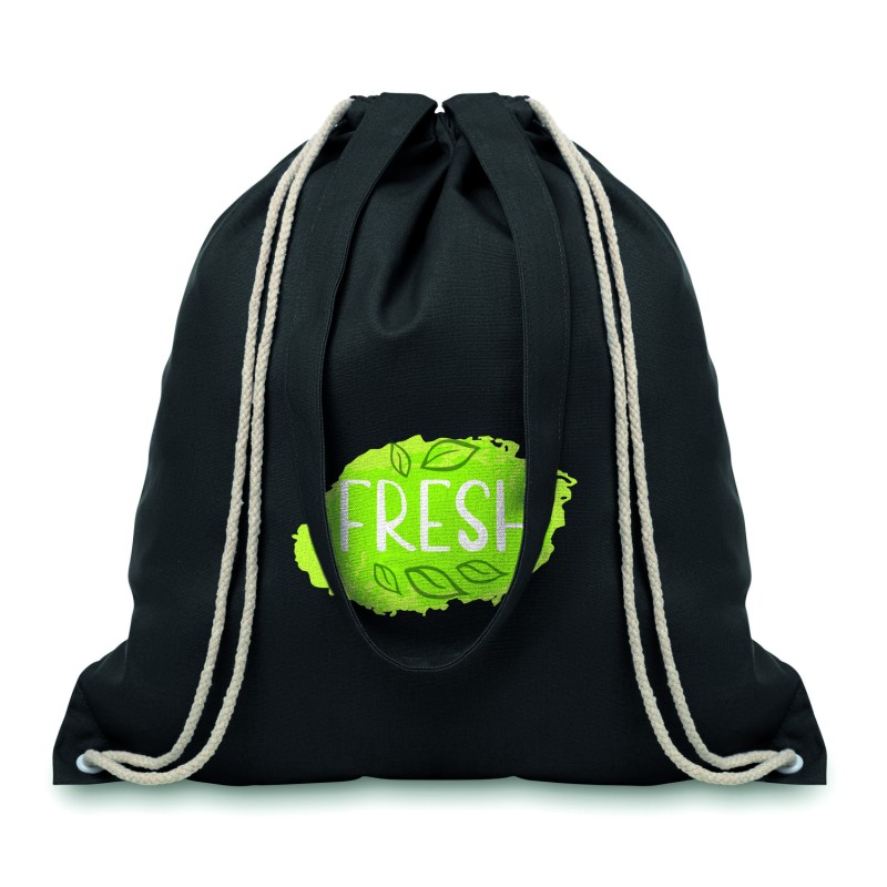 Mochila de cuerdas de lona de color con asas Moira