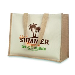Bolsa de la compra de yute y lona Campo de Fiori
