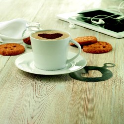 Taza de cappuccino con platito Paris 160 ml