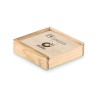 Set de cartas y dados en caja de madera Las Vegas