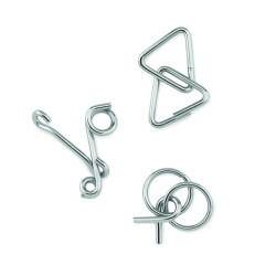 Set de 3 rompecabezas de metal Threenats