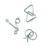 Set de 3 rompecabezas de metal Threenats