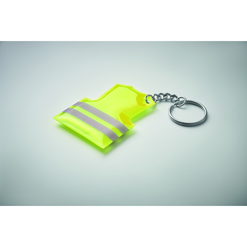Llavero con forma de chaleco reflectante Visible Ring