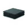 Set de 4 posavasos de pizarra Slate4