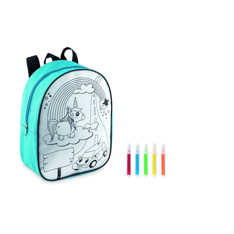 Mochila infantil para colorear Backsketchy