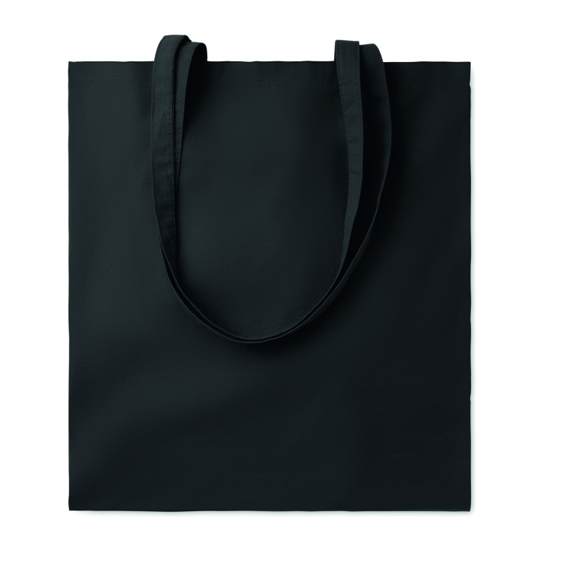 Bolsa de algodón de color con asas largas Cottonel Colour +
