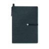Libreta de papel reciclado con bolígrafo Reconote