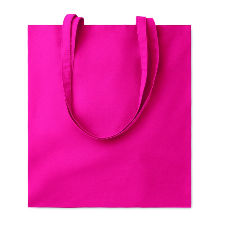 Bolsa de algodón de color con asas largas Cottonel Colour +